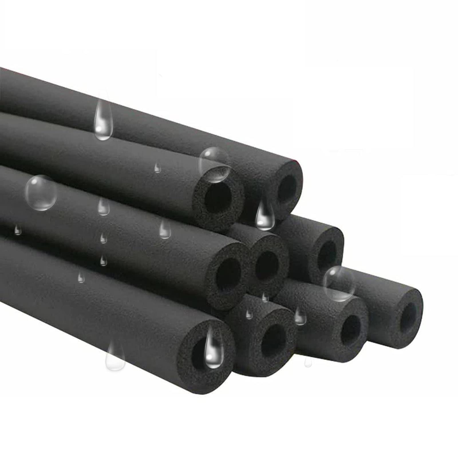 Tubo Aislante Adhesivo Dividido para Tuberías AC Exterior(ID48MMx20MMx1.9M)