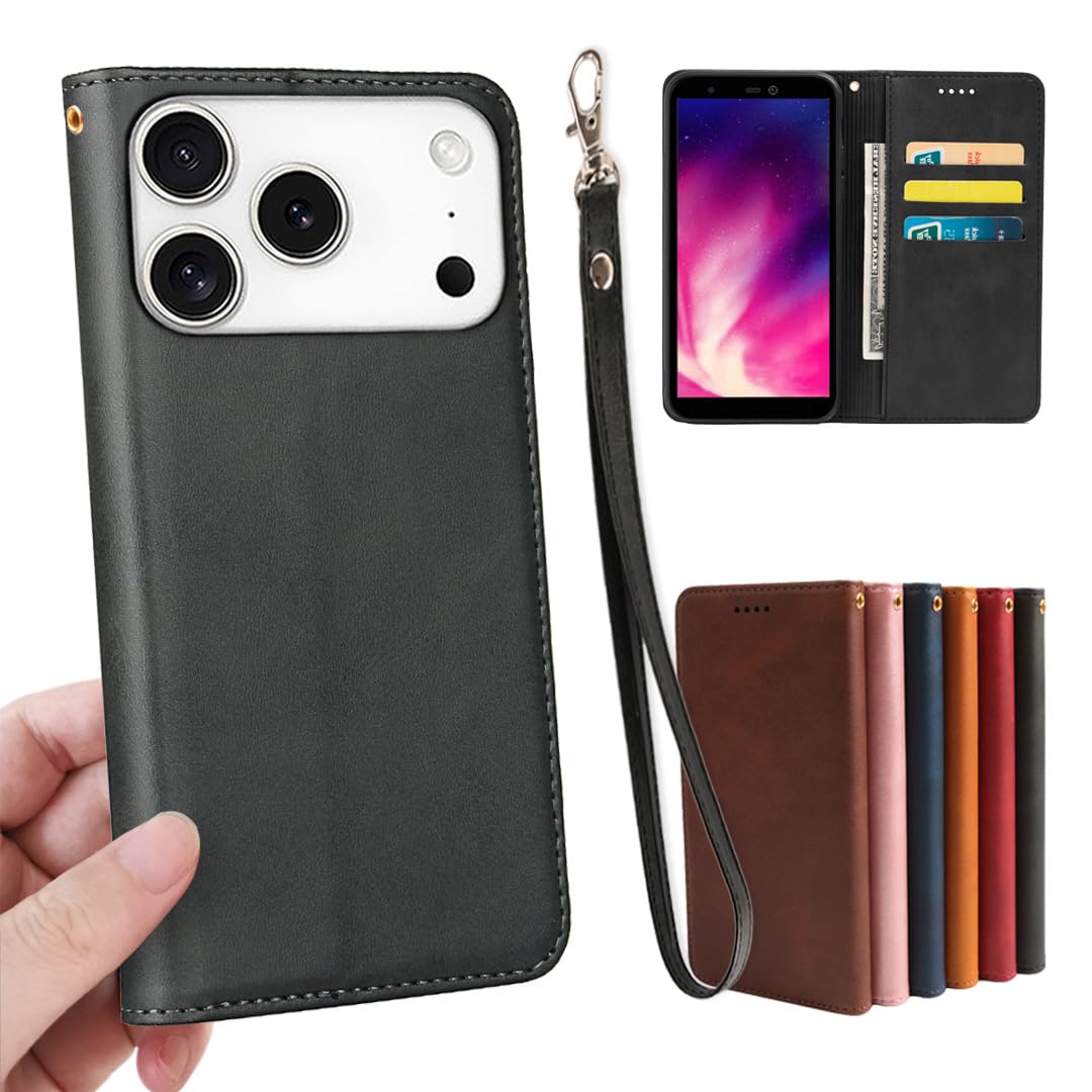 Amazon.co.jp: GOKIGIOD 適用 iphone 17 pro ケース 手帳型 左利き