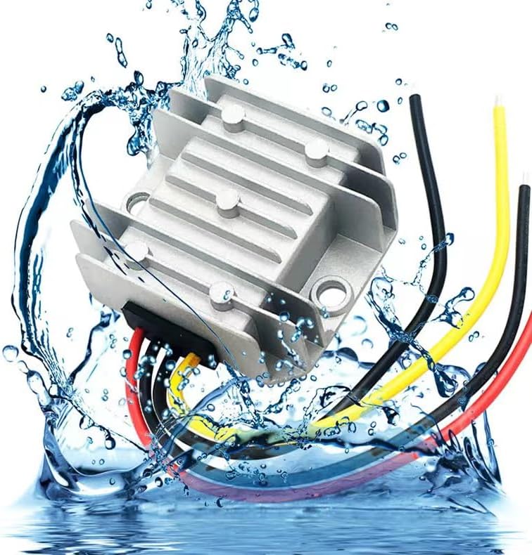 Miniatura 4 de Convertidor Buck DC-DC (15V-32V) 120W 10A de 24V a 12V, Transformador de Potencia, Regulador de Voltaje IP68 Impermeable para Motos, Autos, Camiones