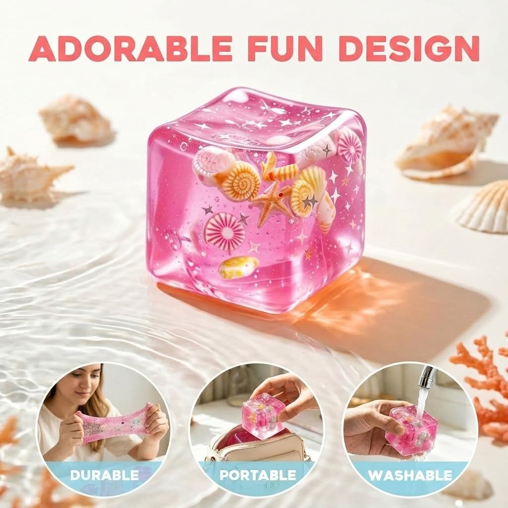 Ice Cube Squishy - Stress Relief Toy -4