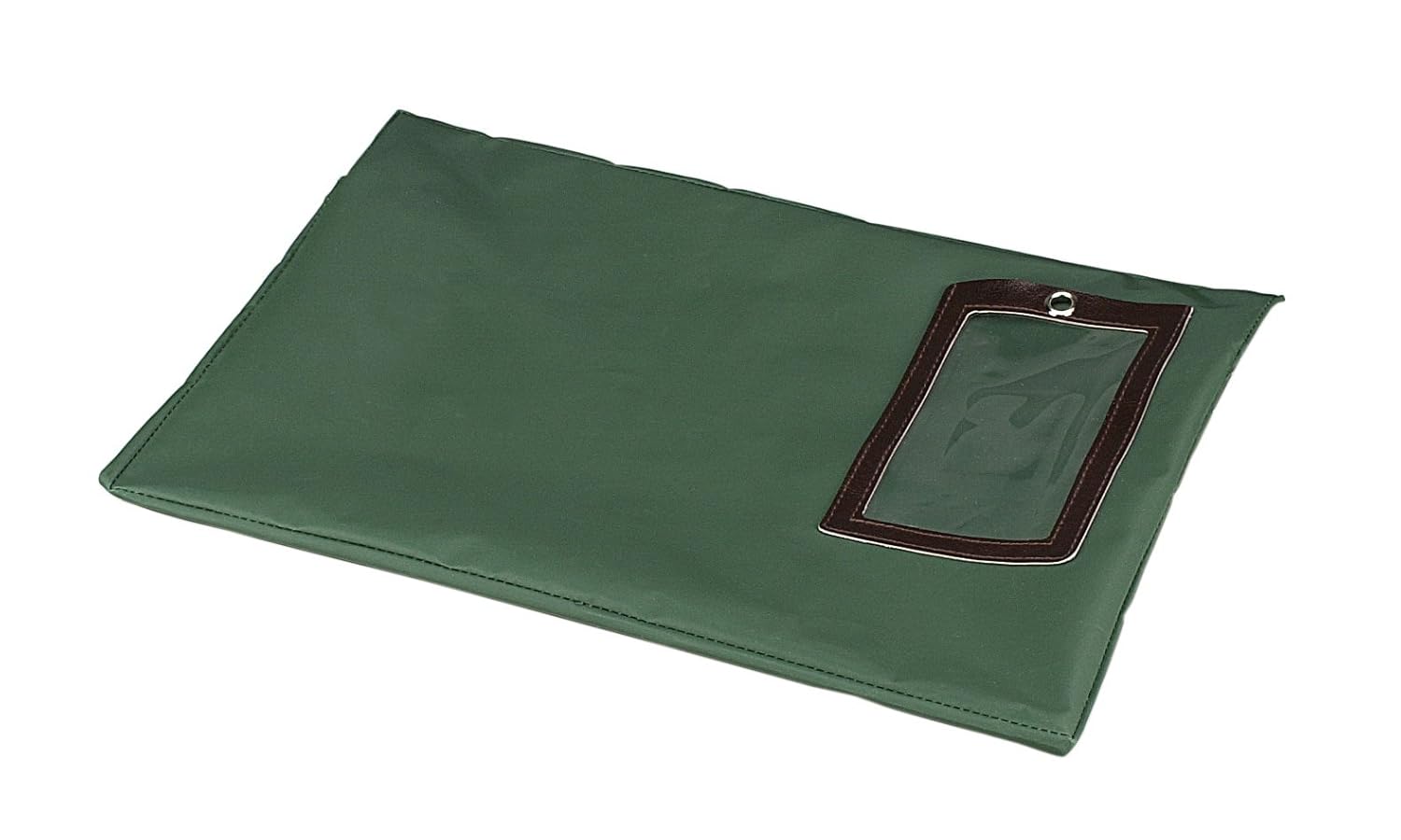 PM Company Flat Dark Green Transit Sack, 14 Inches Width x 11 Inches