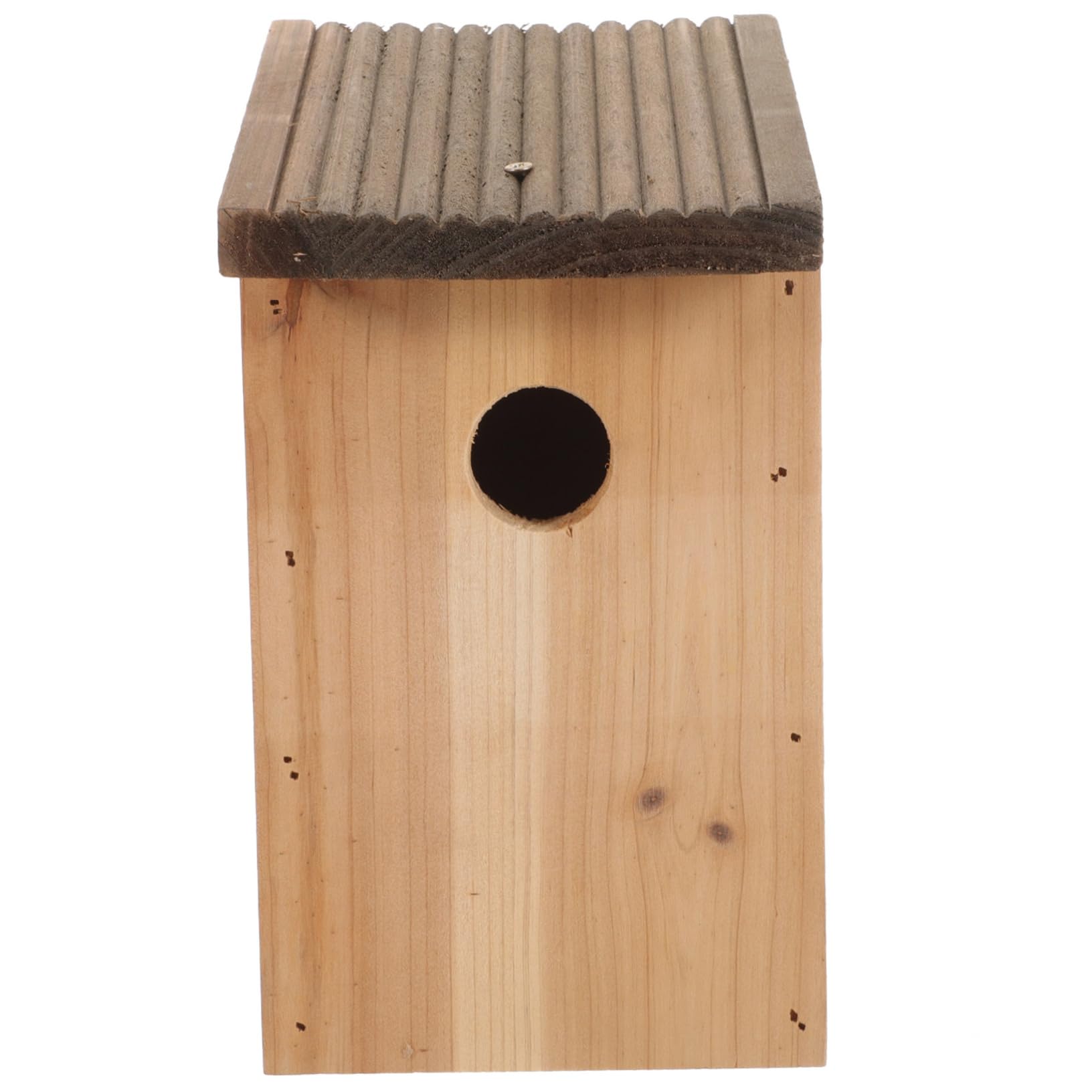 TOYANDONA Hängendes Vogelhaus Aus Holz Vogelnest Nistkasten Für Draußen Schlafnest Für Vögel Terrassen Vogelhäuschen Hinterhof Vogelbedarf