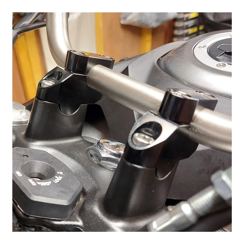 Morsetti Riser Manubrio Risers Riser Manubrio Spostati Offset 22 Mm 7/8" Per V-Strom 250 2016-2024 1000 DL1000 2002-2019 650 DL650 Accessori Per Moto