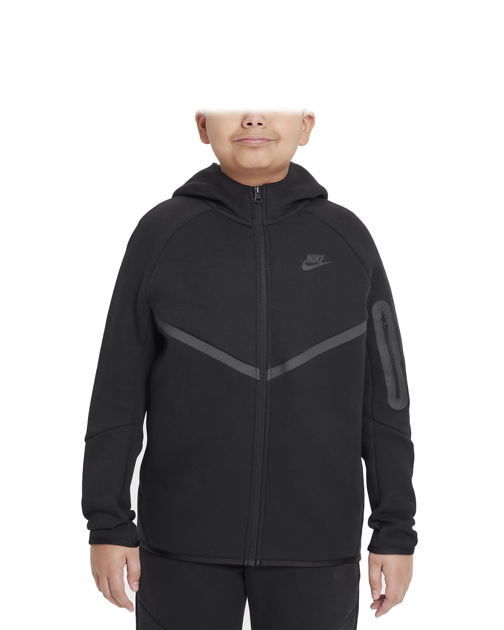 Nike Sportswear Tech Fleece Big Kids Full Zip Hoodie Extended