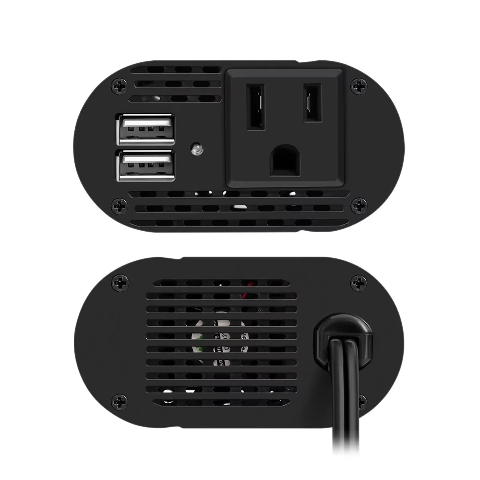 Inversor Inversor De Corriente Portátil De 200 W con Entrada De 12 V Y Salida De 110 V Onda sinusoidal modificada
