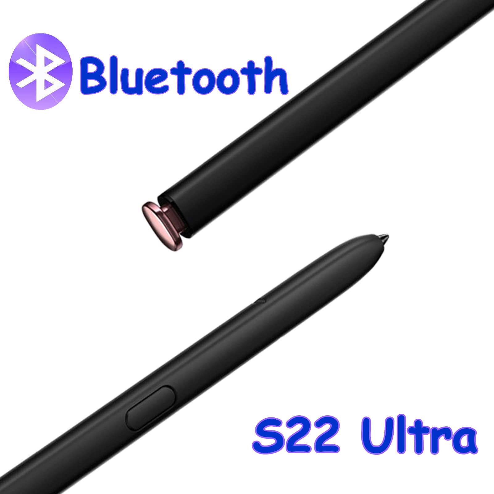 Penna stilo ultra per Galaxy S22 con Bluetooth, ricambio per Samsung Galaxy S22 Ultra 5G S Pen SM-S908, con telecomando S22 Ultra S Pen (bordeaux)