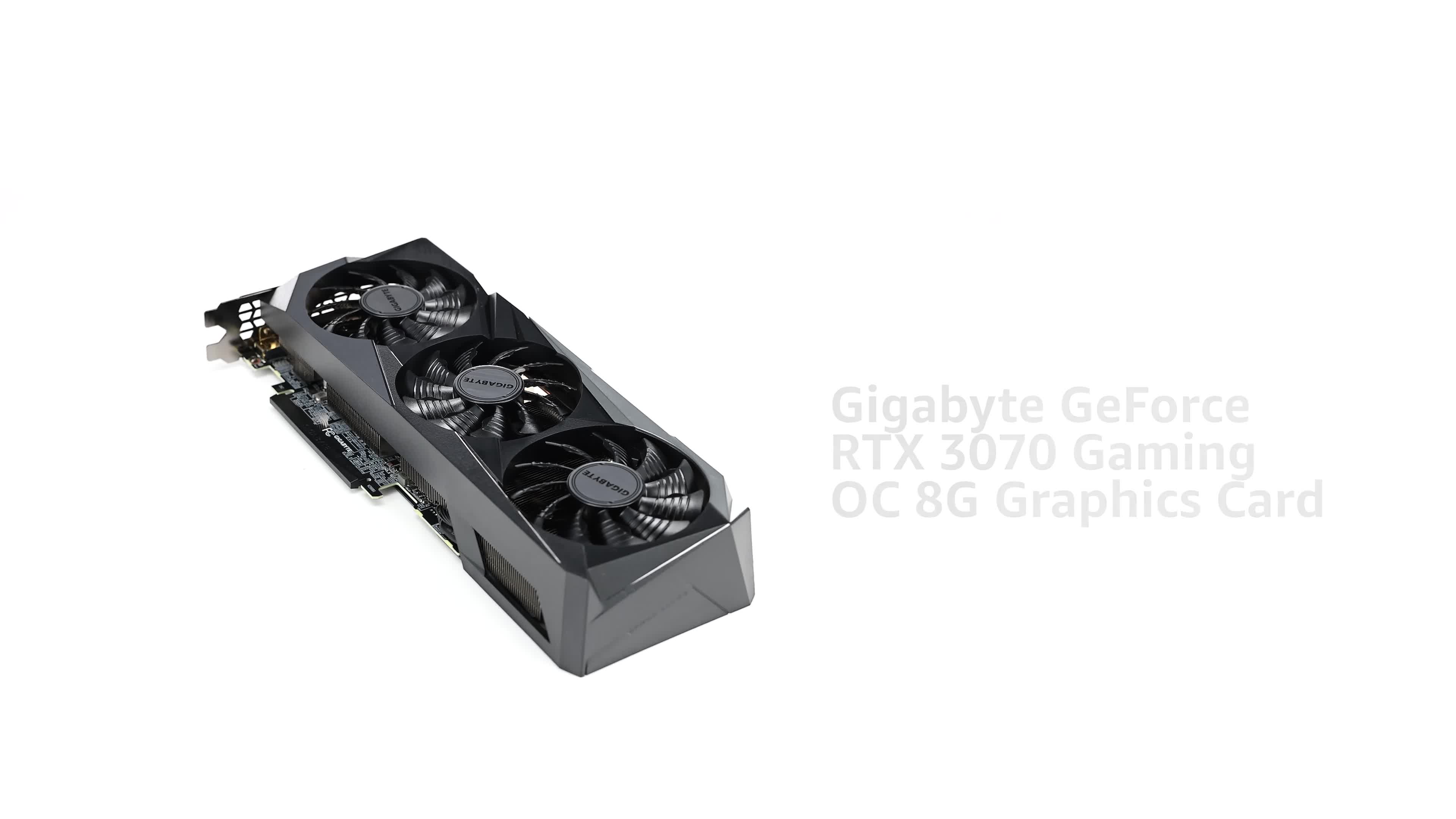 Gigabyte GeForce RTX 3070 Gaming OC 8G Graphics Card, 3X WINDFORCE
