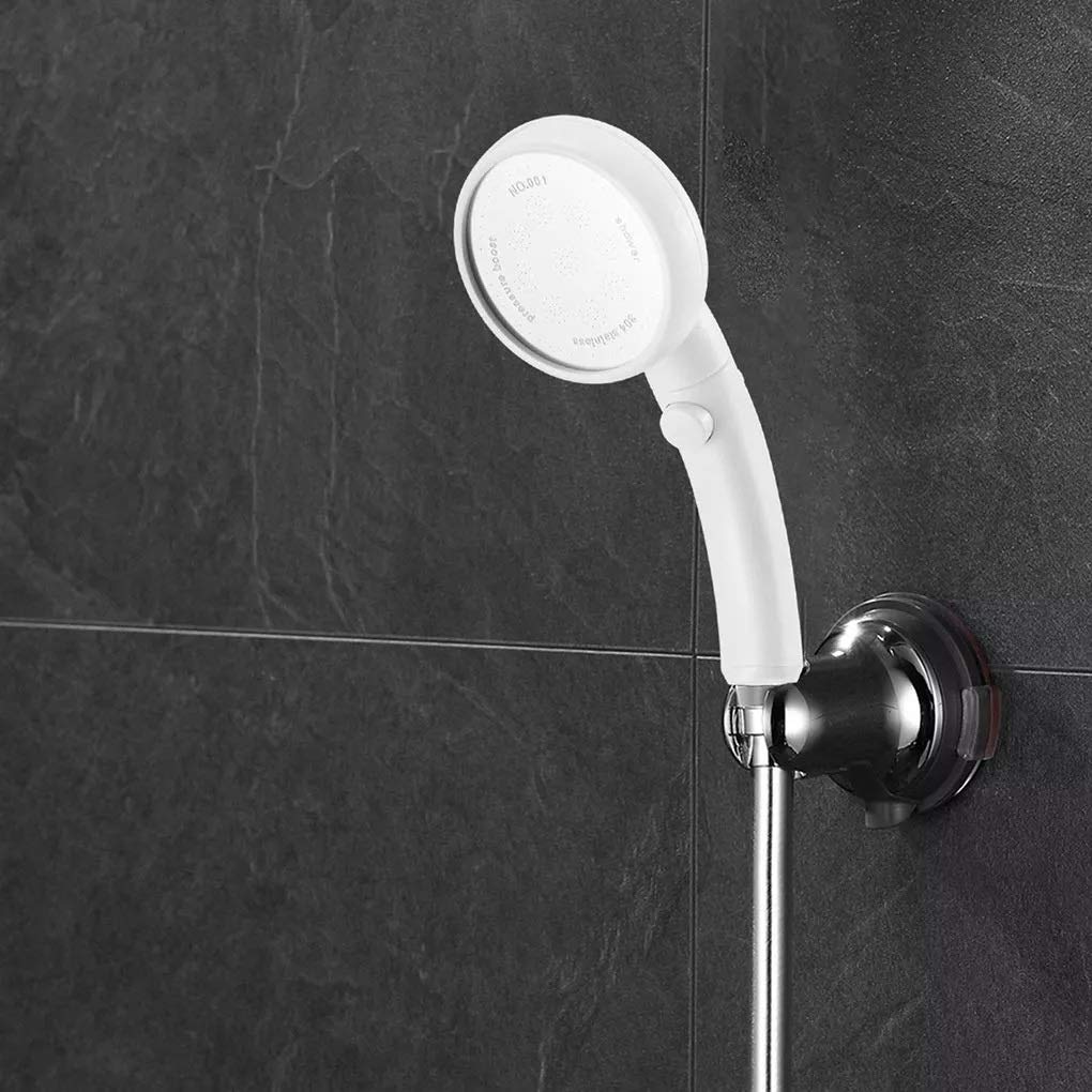 Pulsador de ducha de alta presión Pulverizador de la cabeza de la mano del baño Ducha de la ducha Spray de la cabeza de la cabeza Botón Botón Booster Ducha Cabeza Reemplazo Ahorro