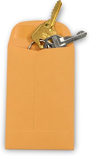 Miniatura 5 de 500 Guardian #4 Sobres de papel para monedas, sobres pequeños en blanco para monedas, recibos, sellos, almacenamiento de piezas pequeñas y más,