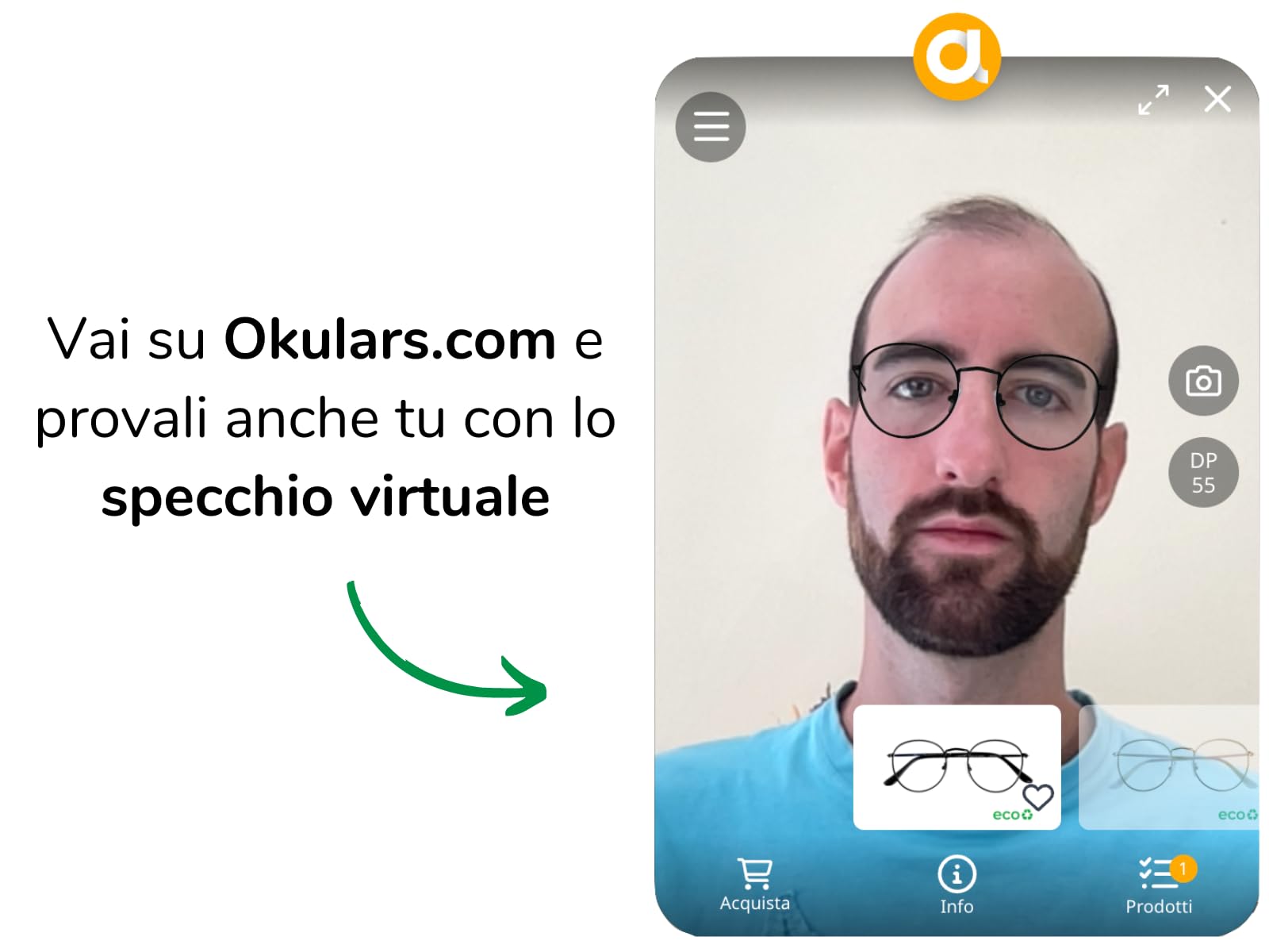 Eco Metal Reciclado - Gafas de filtro antiluz azul de descanso ajustables - Hombre y mujer - Talla única