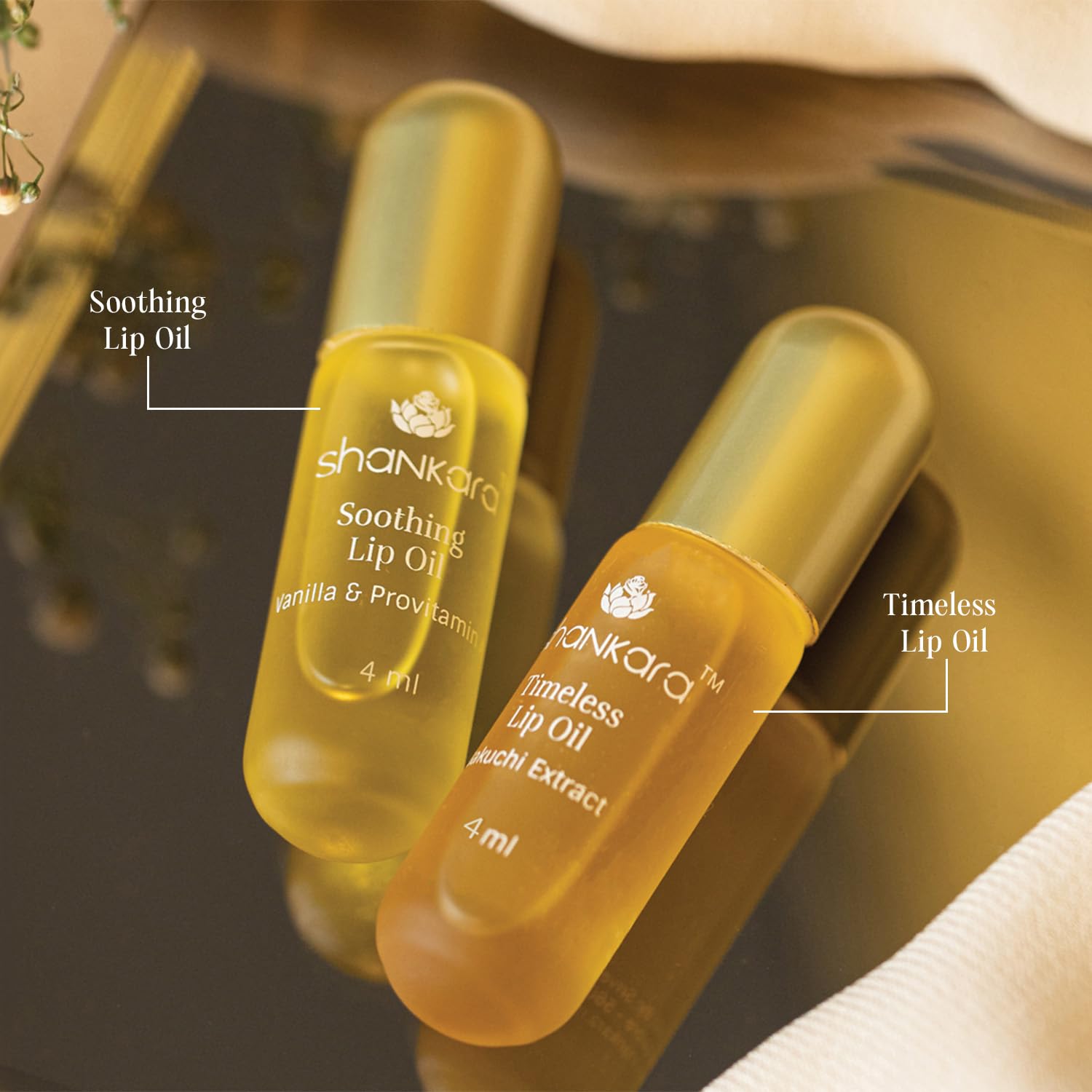 Shankara Unisex Soothing Lip Oil Roll-On for Glossy, Soft Lips with Essential Oils for Hydration, Nourishment & Healing – Travel Size, Sun Protection, No Added Fragrance, Brightening (4ml) 4