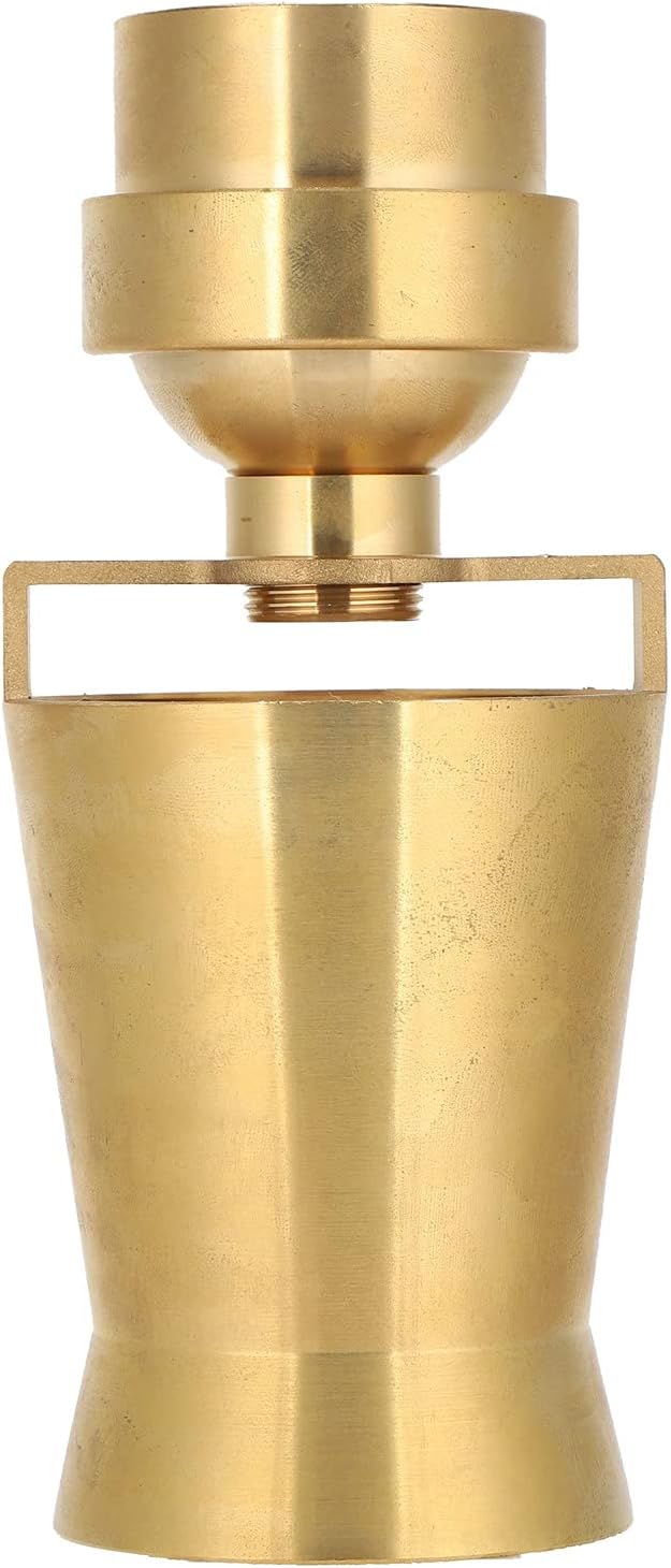 Estink Ice Tower Nozzle, Water Fountain Nozzle Spray 1.5 Inch Internal Thread Brass Fountain Nozzle Sprinkler Spray for Pond and Fountains, 50-300Kpa Working Pressure