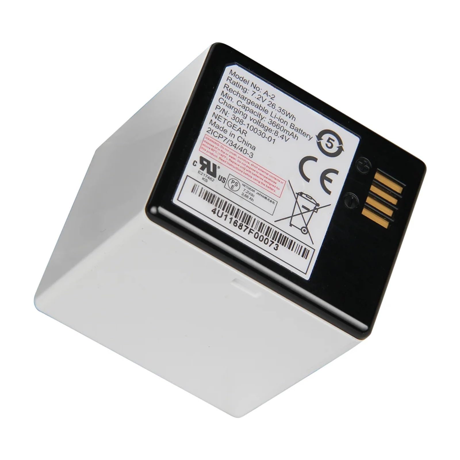 Batterie de remplacement, piles rechargeables 3660 mAh