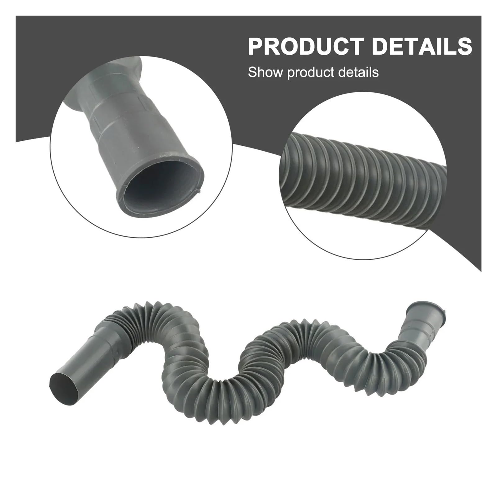 2 piezas de accesorios tubería drenaje reemplazo doméstico manguera lavabo PVC baño cocina antiolor