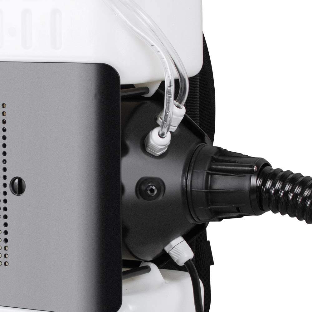 Gaone Fogger Machine Disinfectant Corded Backpack Mist Duster ULV Sprayer 10L 1-15 GPH Commercial Mist Blower Adjustable Particle Size 0-50Um/Mm with Extended Hose And Spray Nozzle