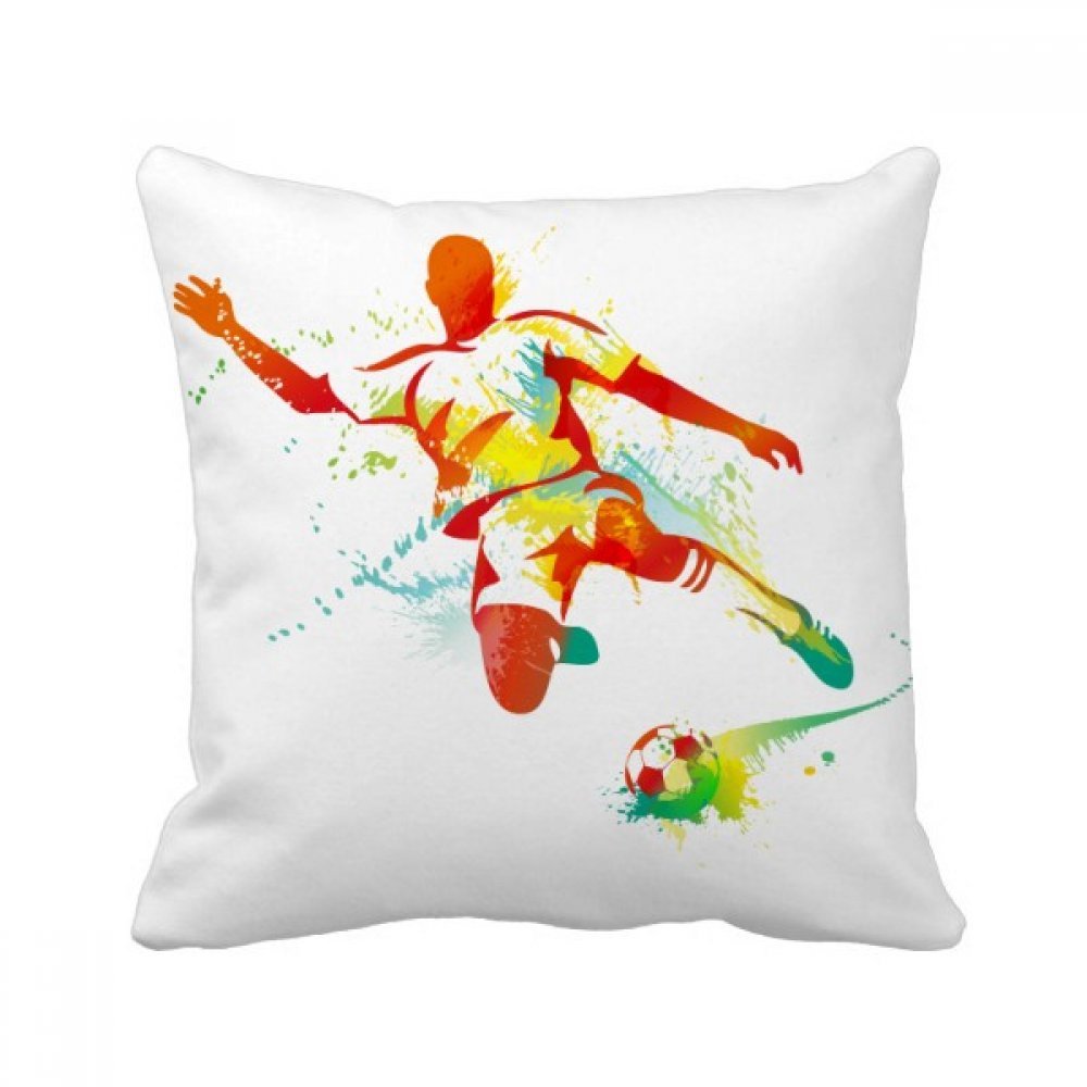 Coussin football 40x40 cm idée cadeau idéale pour un jeune joueur ou fan de foot