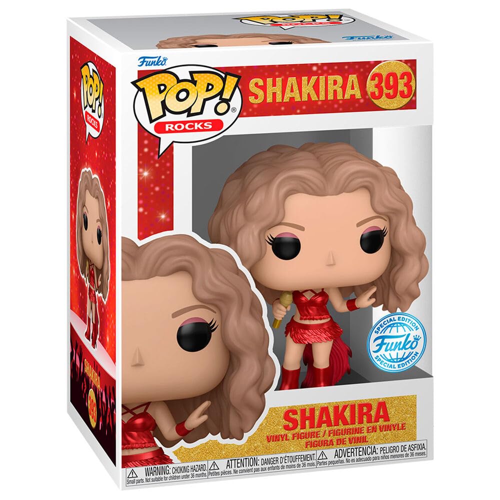 Funko Pop 393 Music: Rocks Shakira Super Bowl LIV Halftime Show - Les Beatles, Paul McCartney, John Lennon, RIngo Starr, George Harrison Funko Pop 393 Music: Rocks Shakira Super Bowl LIV Halftime Show