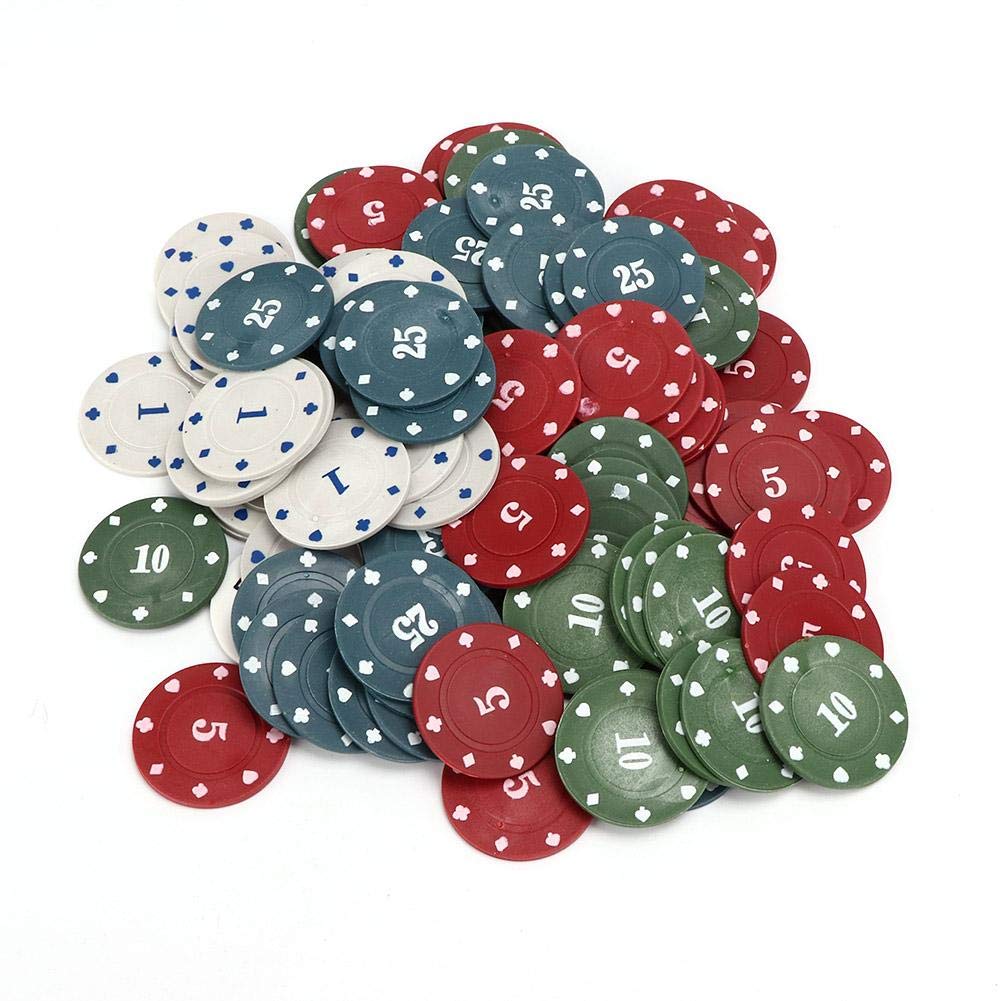 Żetony do pokera Lv. life, 100 sztuk/pudełko, Poker Chips, Gry wideo, 12+