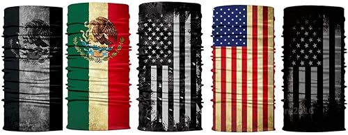 Miniatura 5 de Polaina para el cuello de la bandera nacional, bufanda para el sol, bandana, pasamontañas, diadema, UV, para deportes, motocicletas, senderismo,