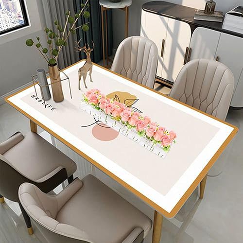 Miniatura 6 de Jarrón de acrílico rectangular floral para comedor de 15.7 pulgadas de largo, jarrón acrílico transparente con agujeros para flores, jarrón