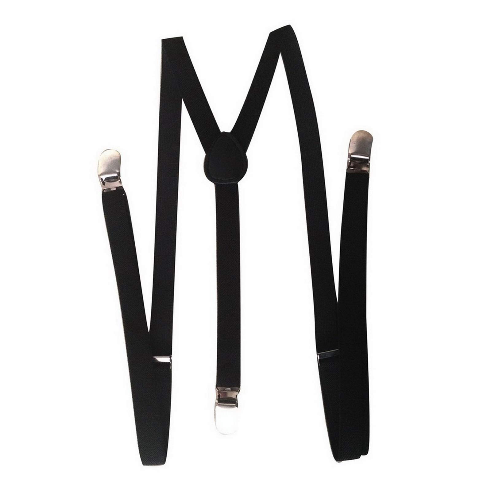 Tirantes elásticos anchos ajustables en forma de Y con 3 clips fuertes, para mujer, niños y niñas.