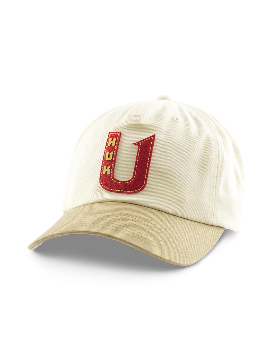 HUK Men's Varsity 5-Panel Hat, Classic Fishing Cap Design, for Outdoor Activities and Everyday Wear