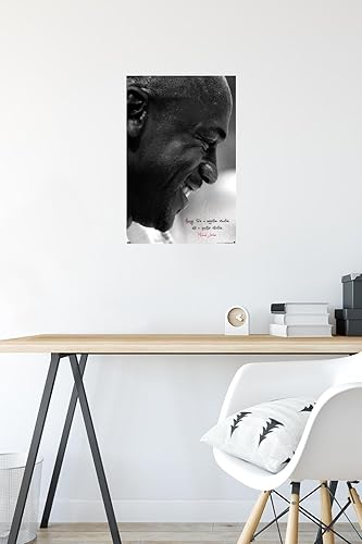 Miniatura 4 de Trends International Michael Jordan - Póster de pared siempre positivo, 22.4 pulgadas de largo x 14.7 W, versión premium sin marco