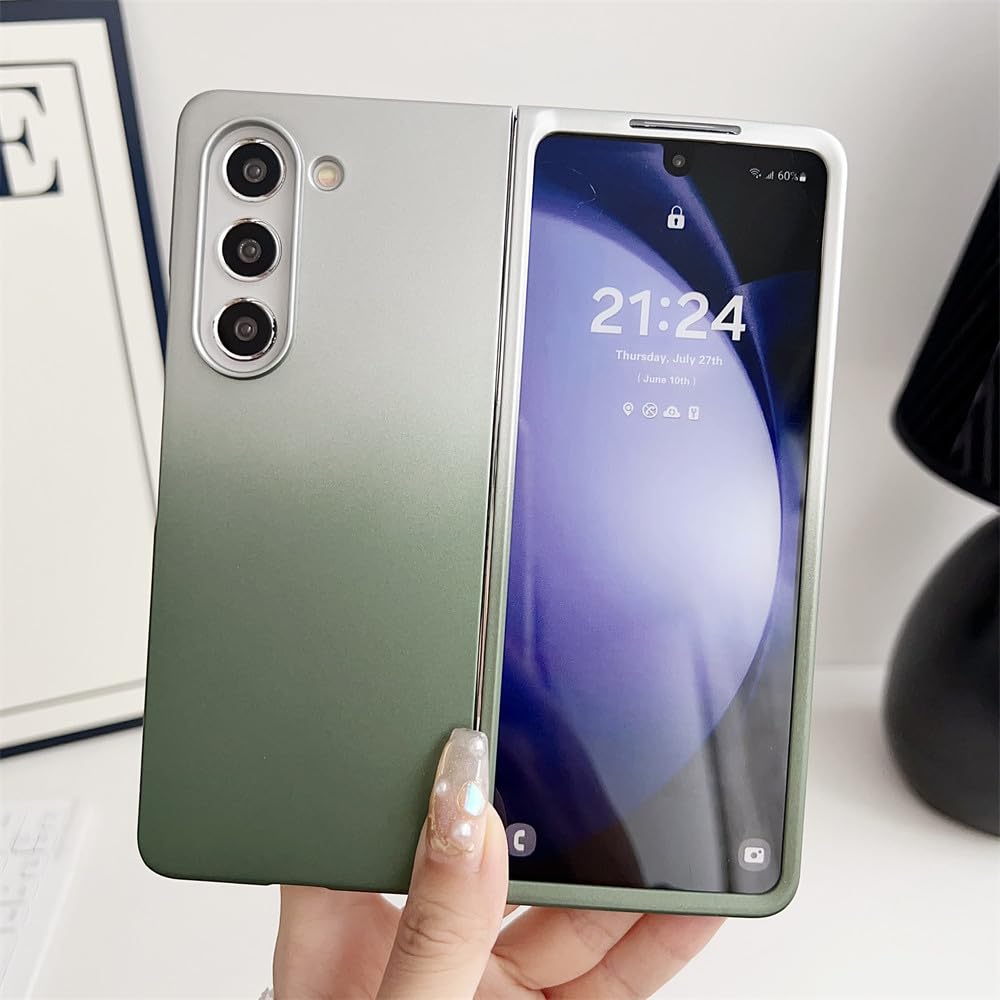 Protection de luxe Galaxy Z Fold 3 mate avec placage couleur haute couture - 6