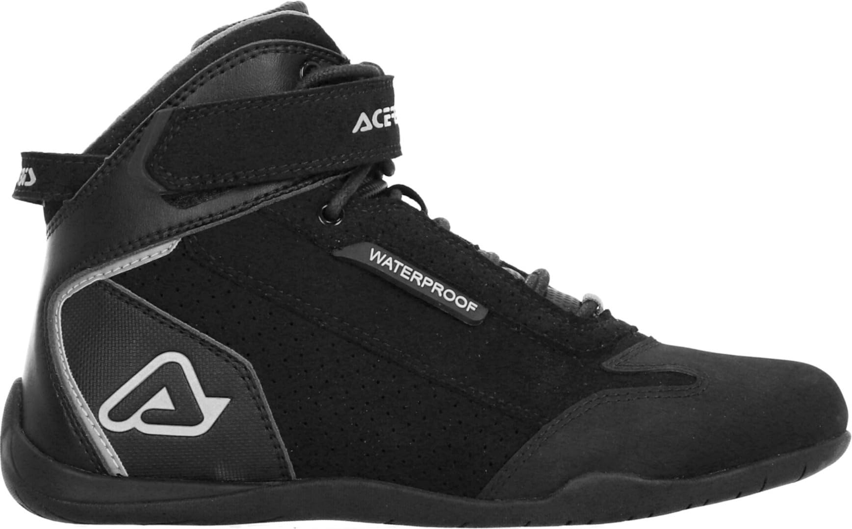 Acerbis First Step waterproof Scarpe da moto, nero, 44