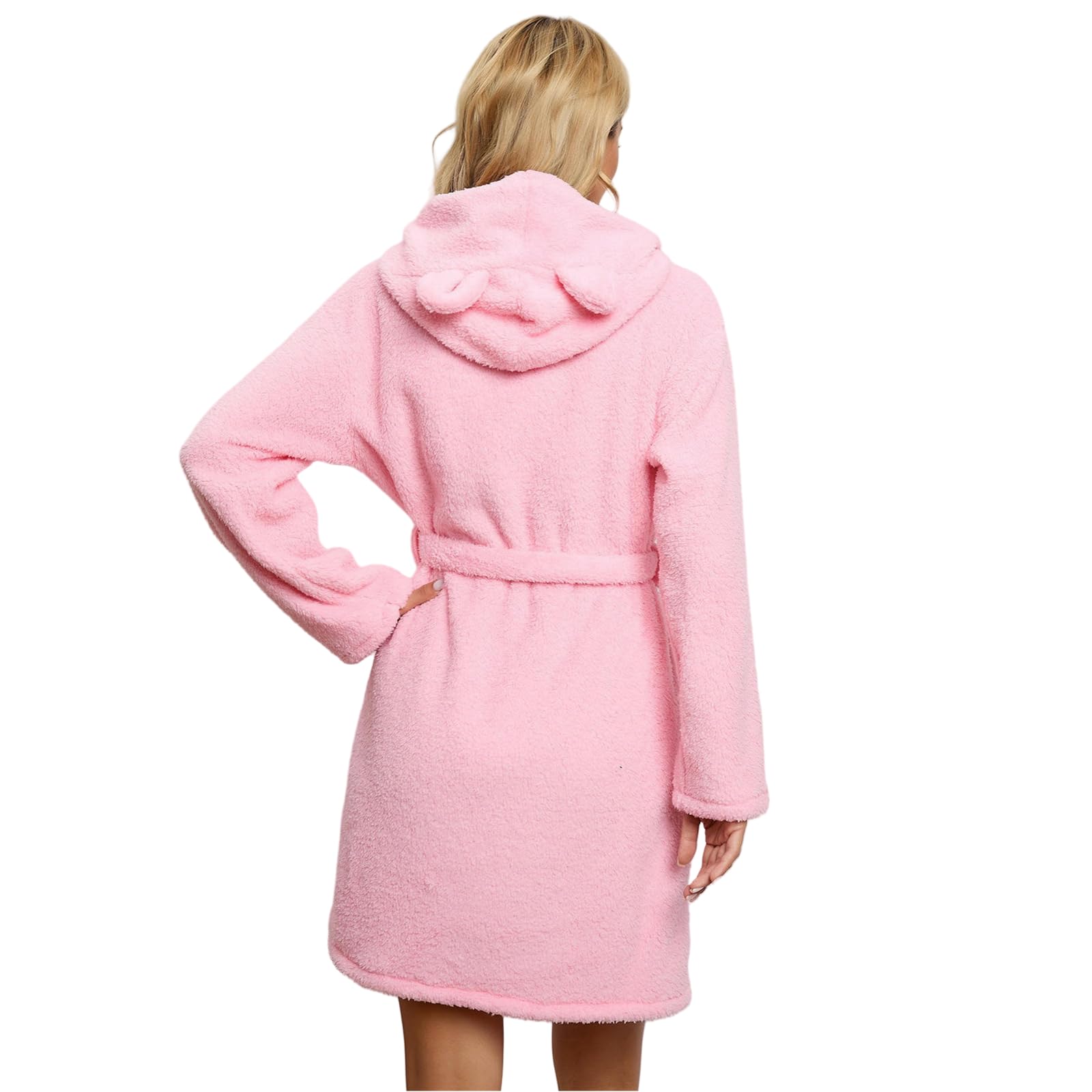 Pigiami da Donna Nuovo Pigiama da Donna Casual Personalizzato Caldo Pigiama da Donna Invernale in Peluche-cachi-2xl