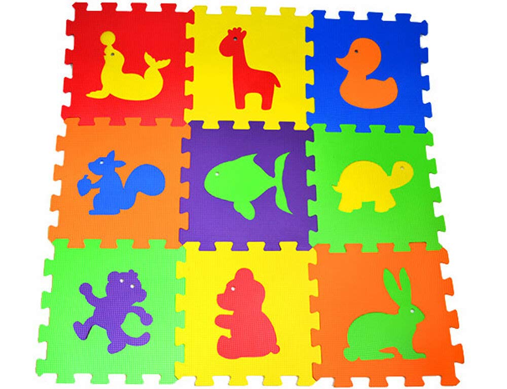 Matrax Eva Puzzle Mat | 33 x 33 cm x 7 mm | Animals