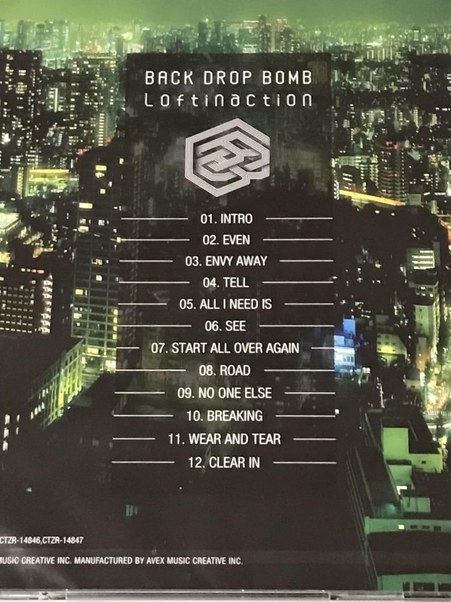 Amazon.co.jp: BACK DROP BOMB CD 2枚セット Loftinaction& 非売品20