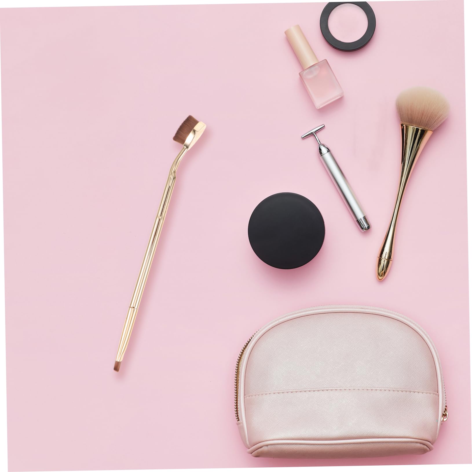 FOYTOKI Double-ended Makeup Brush Set Eyeshadow Concealer Angled Foundation Brush for Cosmetics
