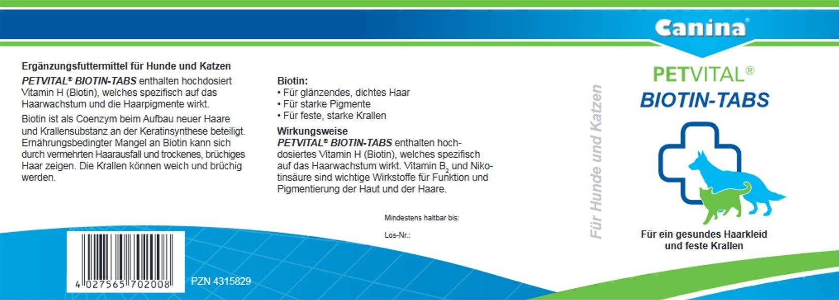PETVITAL Biotin-Tabs 100g