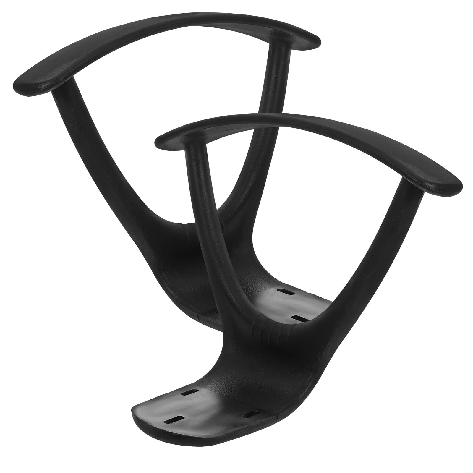 Bracciolo in Plastica Nero per Sedia Ufficio 1 Paio Supporto Resistente per Aumentare Indipendenza e Assistenza a Donne in Gravidanza