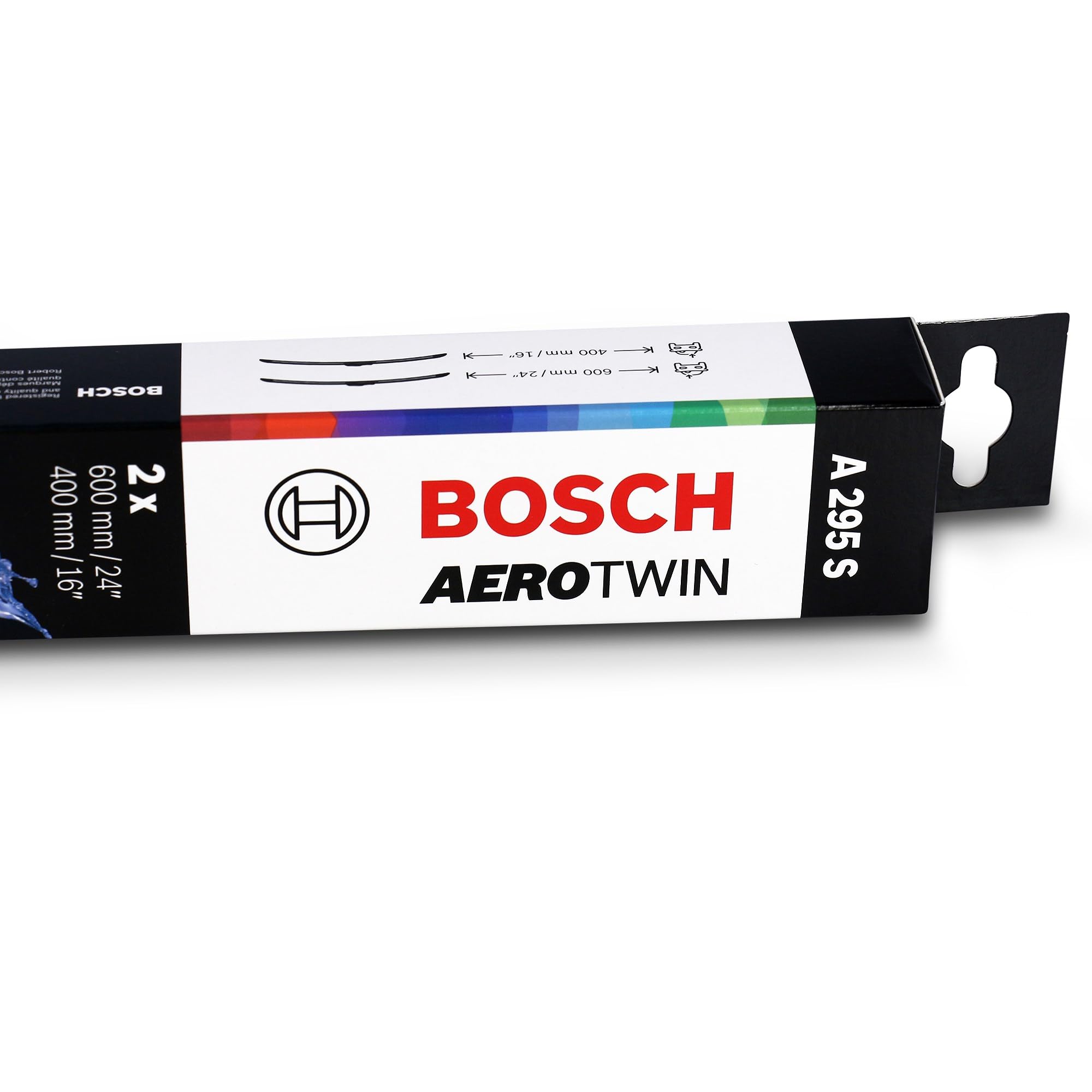 Bosch 3397007295 Pióro Wycieraczki, Czarny, 600 mm/400 mm