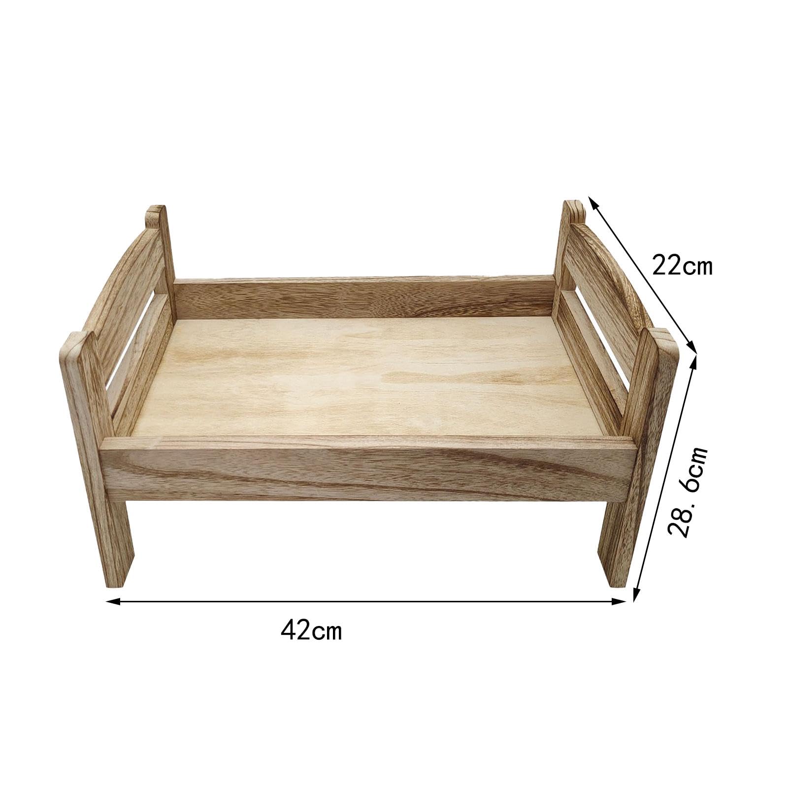 Accessori per La Fotografia di Neonati, Lettino, Accessori per Foto, Legno, Posa Assistita, Regalo, Sfondo per Servizio Fotografico per Bambini E