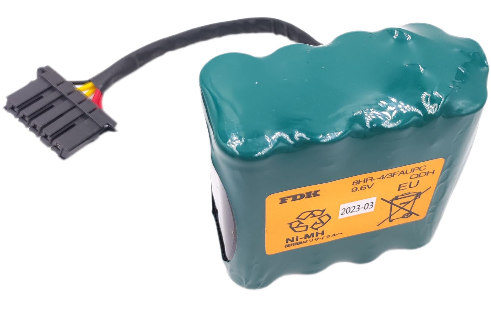 LINHUPAK (2-Pack) 8HR-4/3FAUPC 9.6V Battery Pack for FDK 8HR-4/3FAUPC 4500mAh Rechargeable Battery for Okuma Machine Tool E5503-07E-001