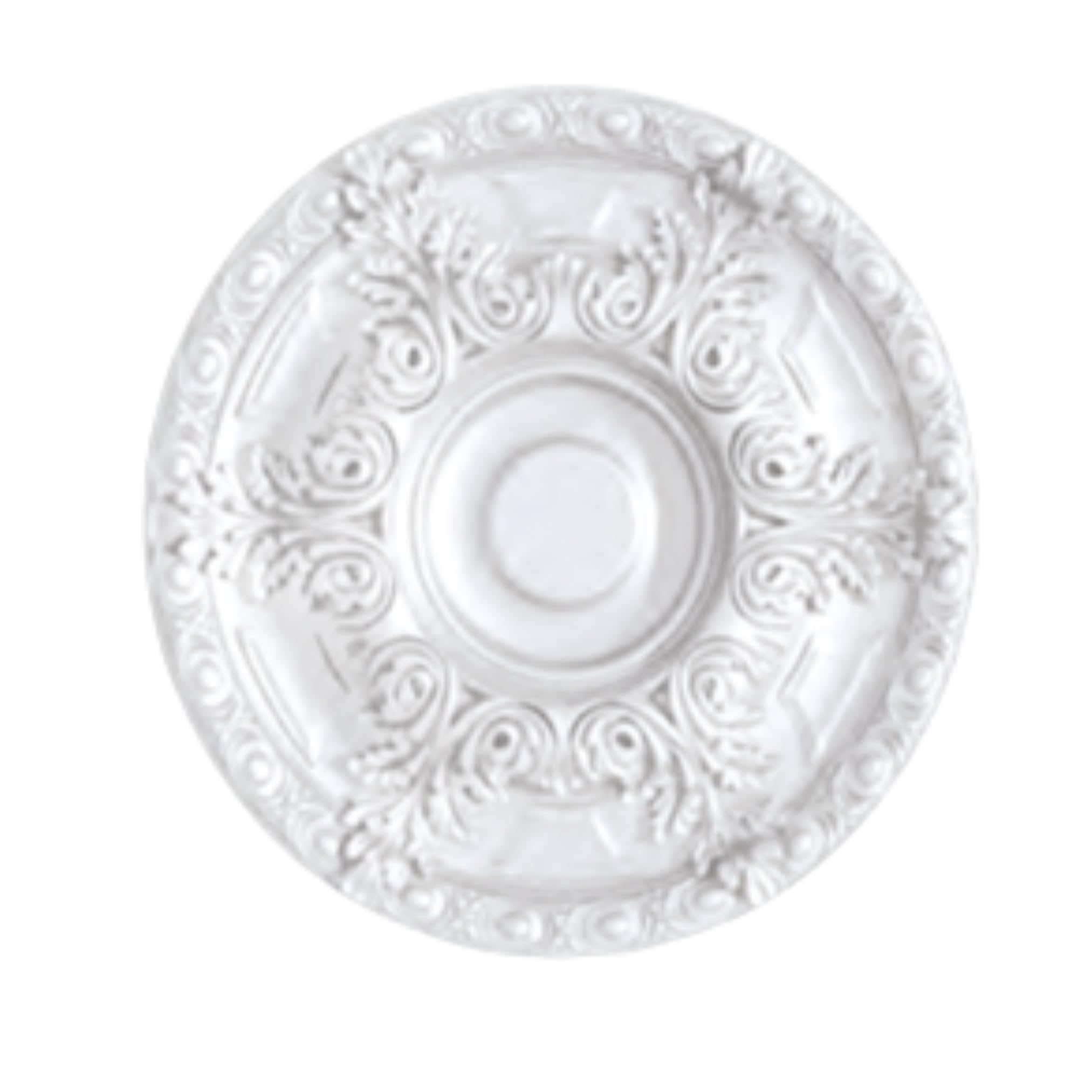 WOLDECOR Elegant Polystyrene Ceiling Rose, Decorative Ceiling Medallion Moulding, Lightweight Coving for Ceilings, Easy to Install Ceiling Decoration for Home & Living Room (Baroque-68cm)