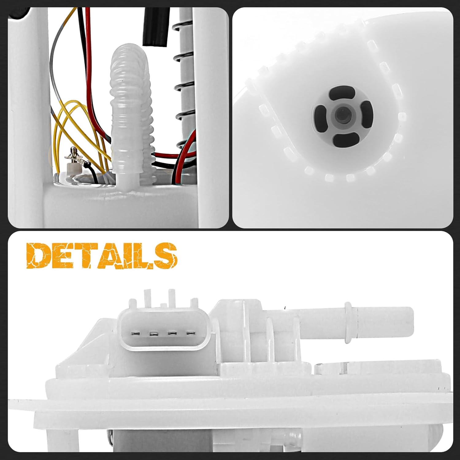 5161335AD Fuel Pump Module Assembly with Sending Unit Fit for Jeep TJ Wrangler 2005 2006, 2.4L 4.0L, Gas, Replace# E7200M, 5161335AD