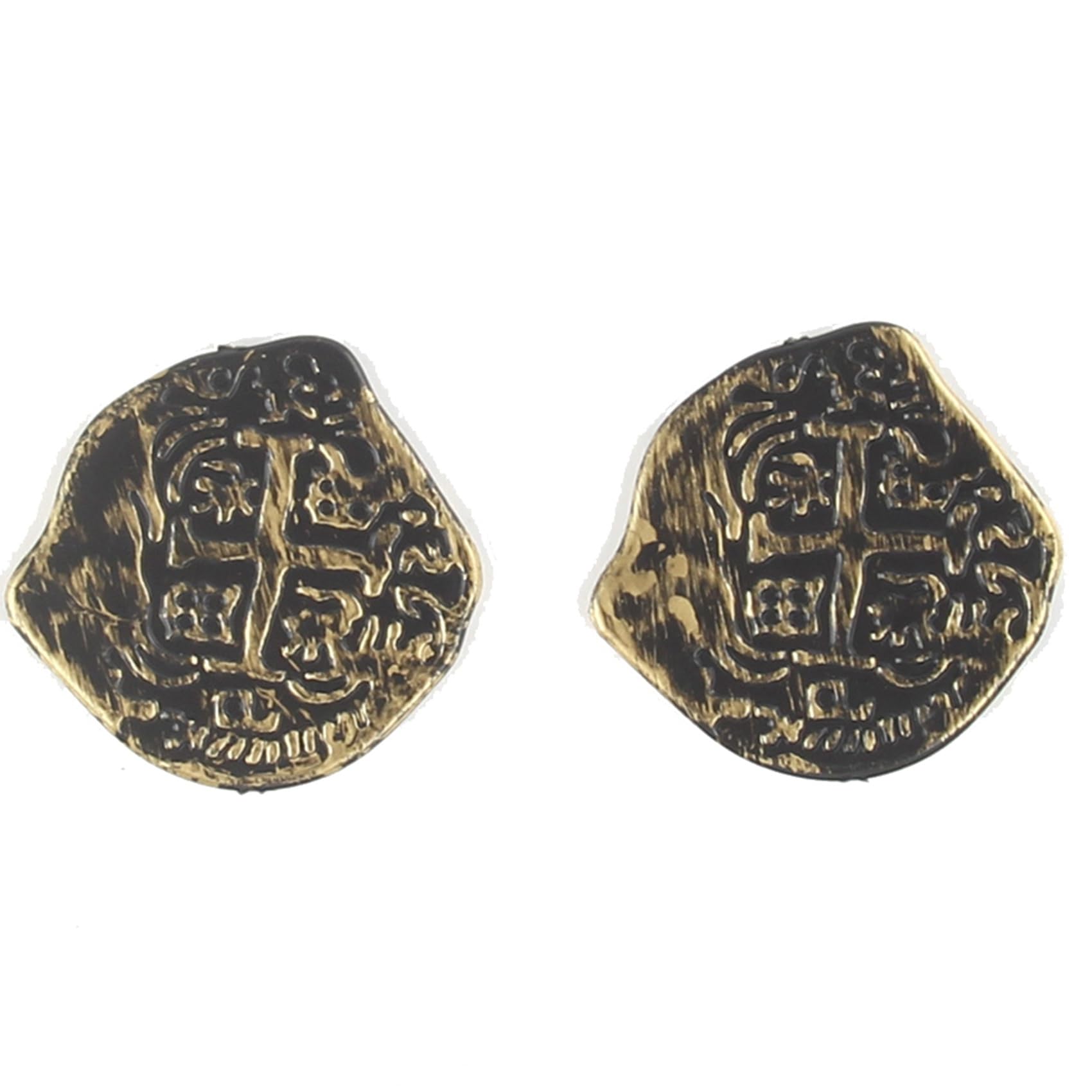 1200 Piezas de Monedas de de Plástico Monedas Piratas Niños Juegan Monedas para Fiesta Pirata Cofre del Juegos Fichas Juguetes Cosplay