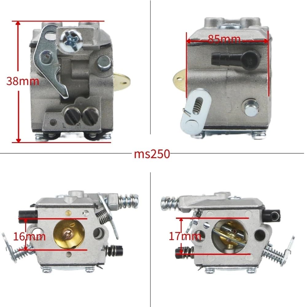 For Stihl MS210 MS230 MS250 021 023 025 kit de repuesto de carburador de motosierra