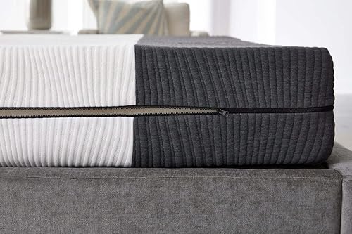 Miniatura 4 de Greaton Colchón de espuma viscoelástica Ananda Pearl y gel de 12 pulgadas con sistema de cremallera, tamaño estándar, transpirable, firmeza media,