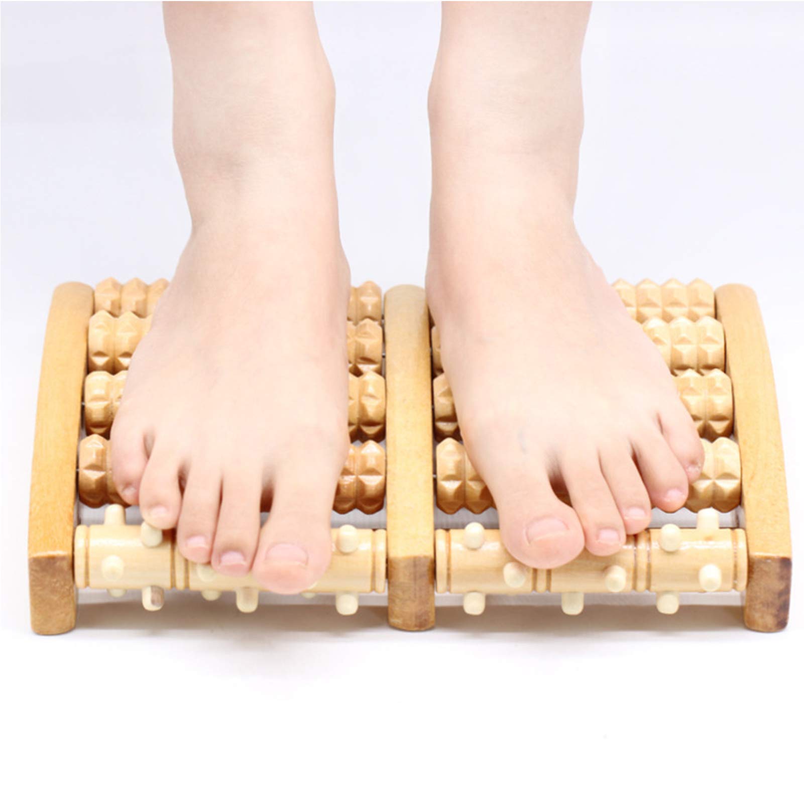 BWSJ Foot Massager Roller Pressure Point Therapy Massager Arch and Heel Pain Plantar Fasciitis Relief Improve Circulation and Acupressure