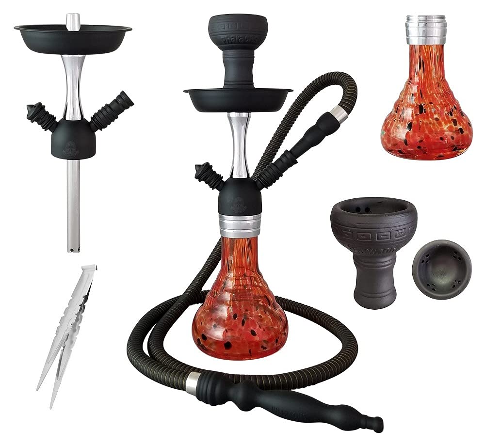 16 Pharaohs Kaya Hookah Set Cosmic Edition Lava