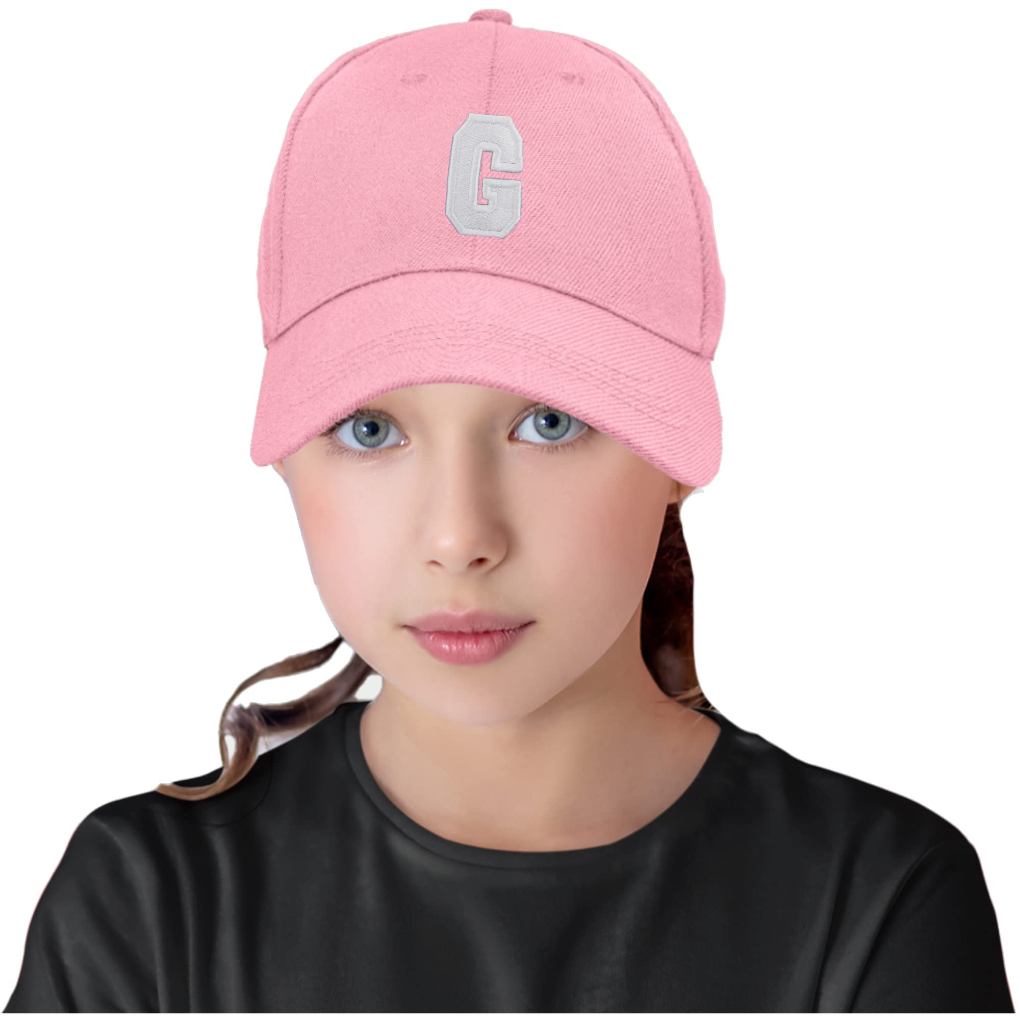 Mfaz Morefaz Ltd Girls G Irls Baseball Cap Adjustable Kids Snapback Trucker Cap Cotton Irls Baseball Cap Sun Hat For Travel School Outdoor Sports Letter
