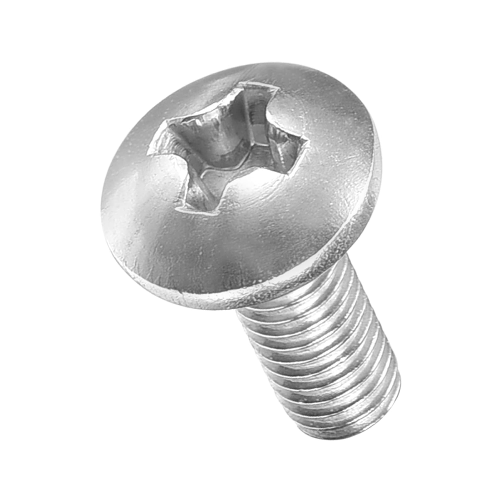 METALLIXITY Machine Screws Phillips Head(M3-0.5x8) 100Pcs, 304 Stainless Steel Round Head Phillips Drive Furniture Bolts
