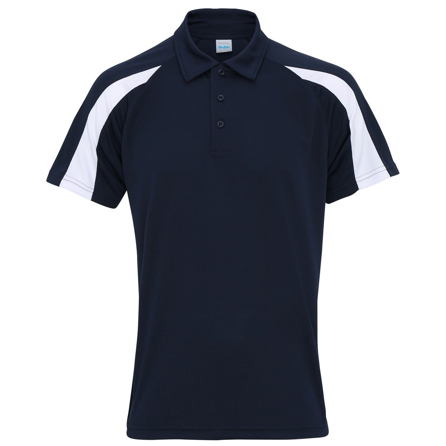 Just Cool Men's Bleu Polo Contrast
