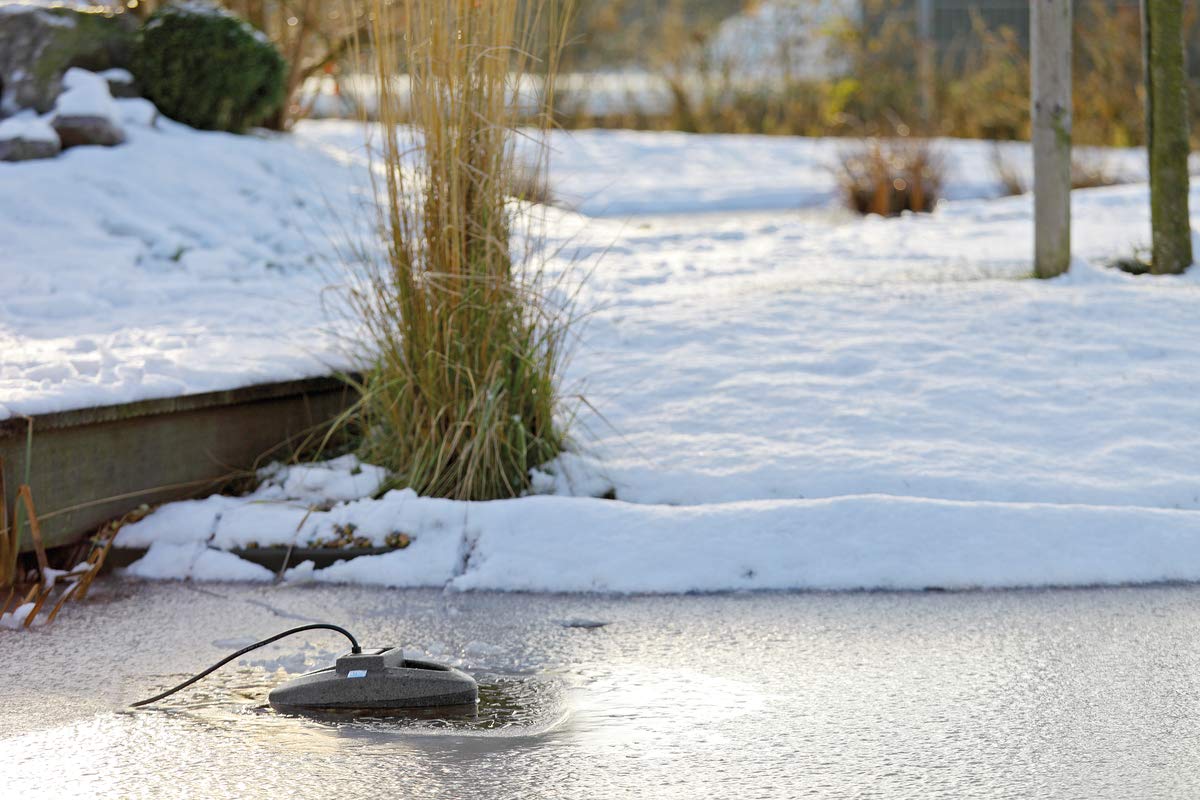 Oase 51230 Réchauffeur d'eau pour étangs et bassin icefree thermo, Noir