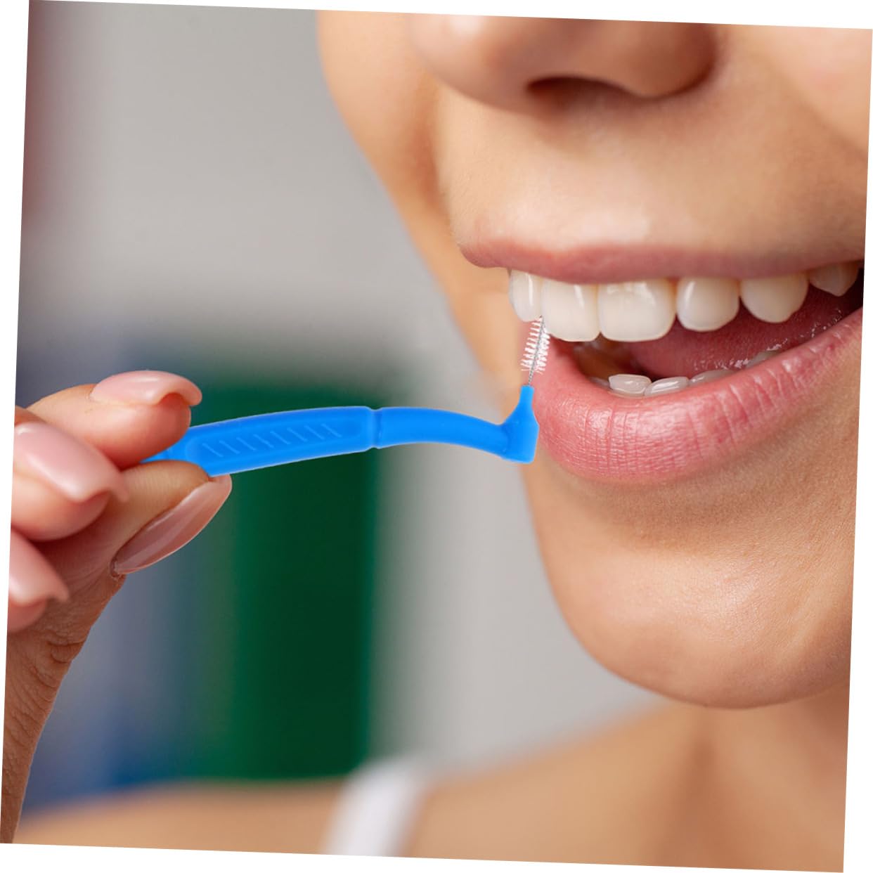 Baluue 150pezzi Spazzolini Interdentali Manuali Per Pulizia Orale Spazzole Shape Per Denti Con Manico Comodo Per Spazi Interdentali e Apparecchi Ortodontici